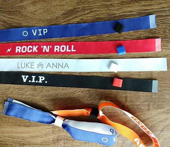 200 Stück Einlassbänder Festival - Fluoreszierende Armbänder Für Partys