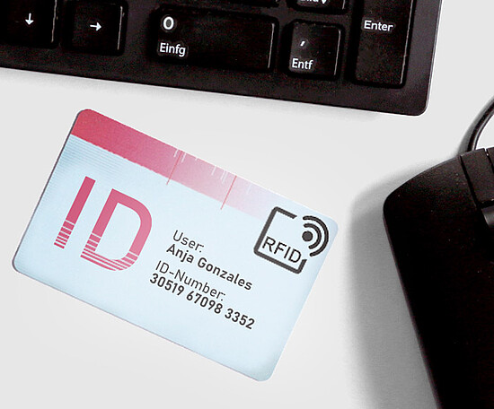 RFID Karte gestalten und bedrucken | Wunderlabel
